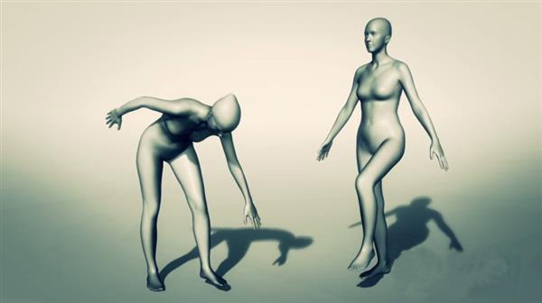 人体扫描仪结合3D打印设备打印全彩人像